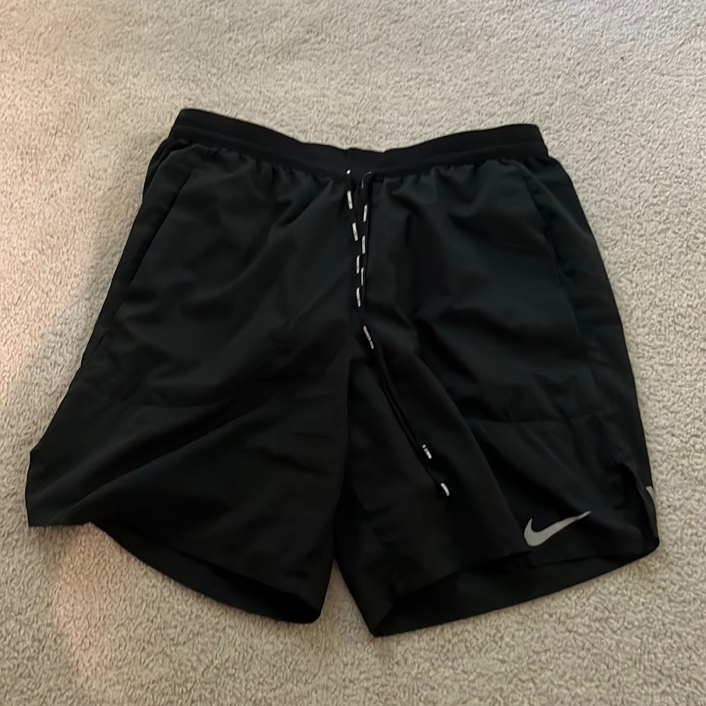 Nike black athletic running shorts - S - 5” inseam